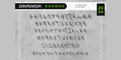 Dripdrop Font Poster 4