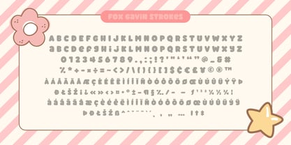 Fox Gavin Strokes Font Poster 8