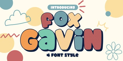 Fox Gavin Strokes Font Poster 1