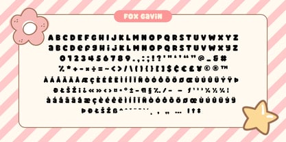 Fox Gavin Strokes Font Poster 7