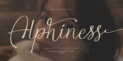 Alphiness Font Poster 1