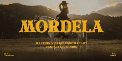 Mordela Font Poster 1