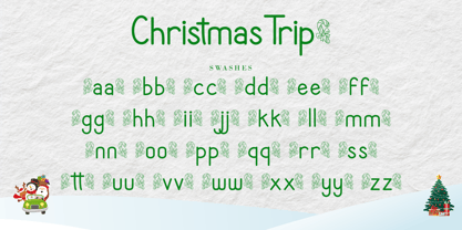 Christmas Trip Font Poster 9