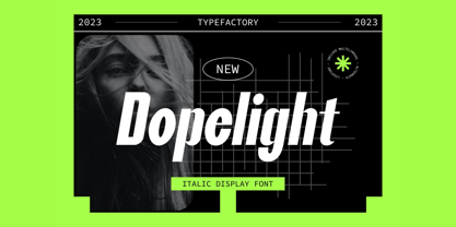 Dopelight Font Poster 1