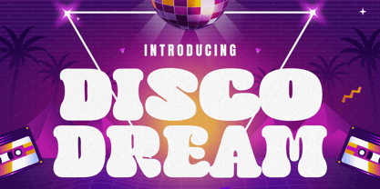 Disco Dream Font Poster 1