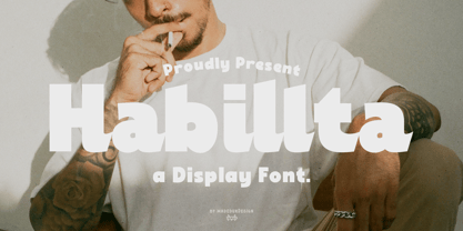 Habillta Font Poster 1