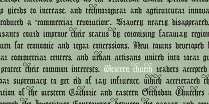 Europe Gothic Font Poster 7