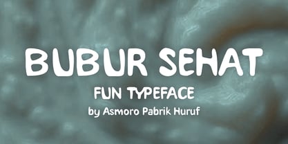 Bubur Sehat Font Poster 2