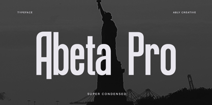 Abeta Pro Font Poster 1