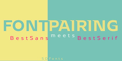 BestSans Font Poster 4