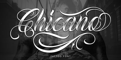 Chicano Font Poster 1