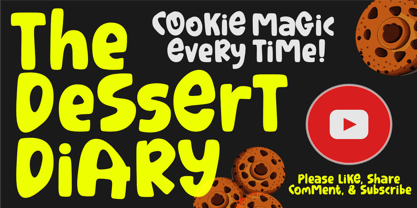 Cookie Addict Font Poster 4