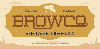 Browco Font Poster 1