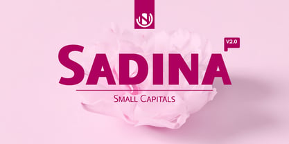 Sadina Small CAPS Font Poster 1