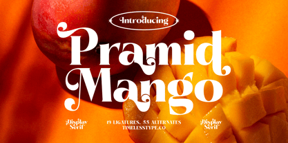 Pramid Mango Font Poster 1