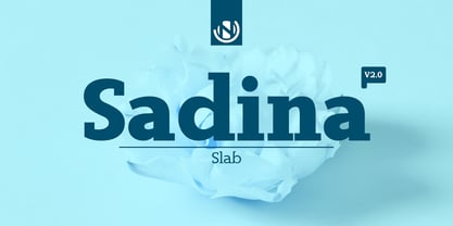 Sadina Slab Font Poster 1