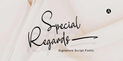 Special Regards Font Poster 1