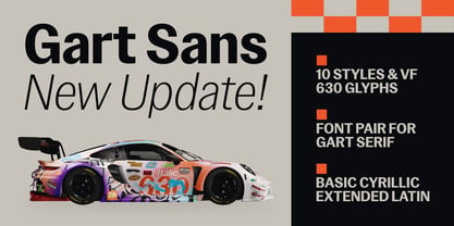 Gart Sans Font Poster 1