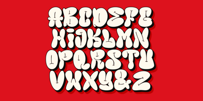 Groovy Bombs Font Poster 3