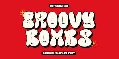 Groovy Bombs Font Poster 1