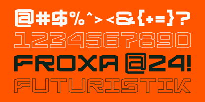 Froxa Font Poster 11