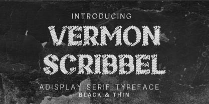 Vermon Scribbel Font Poster 1