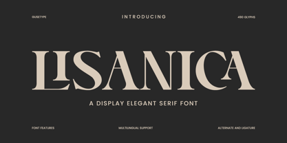 Lisanica Font Poster 1