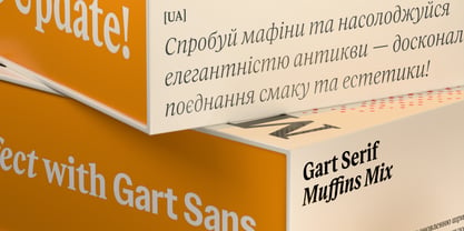 Gart Serif Police Poster 5