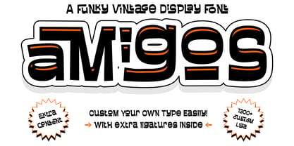 Amigos Liga Font Poster 1