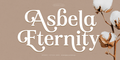 Asbela Eternity Font Poster 1