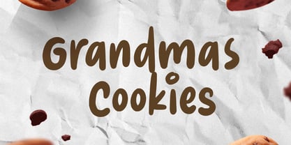 Grandmas Cookies Font Poster 1