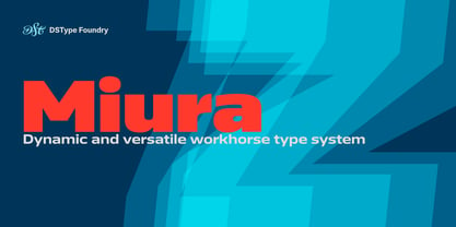 Miura Font Poster 1