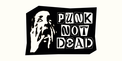 Punk Of Sad Font Poster 2