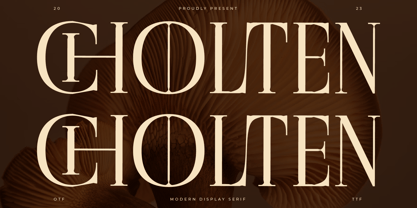 Cholten Font Poster 1