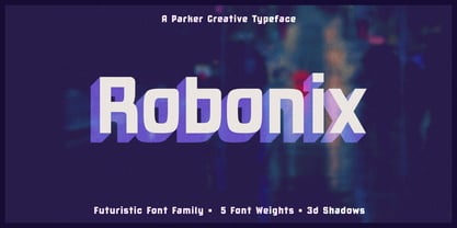 Robonix Font Poster 1