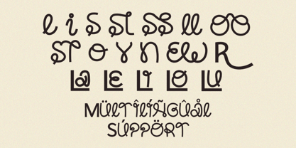 Solanew Font Poster 3