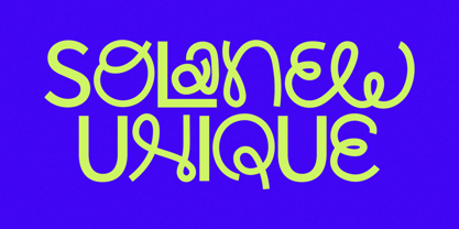 Solanew Font Poster 1