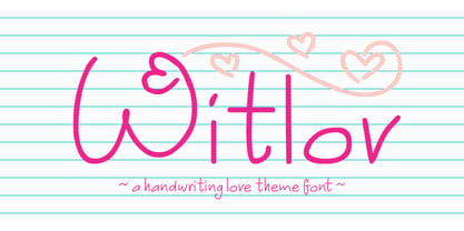 Witlov Font Poster 1