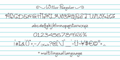 Witlov Font Poster 4