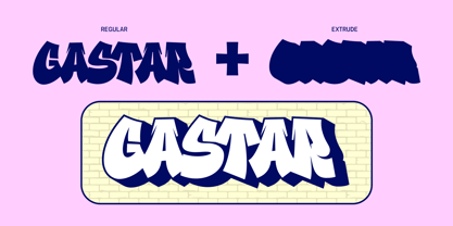 Gastar Graffiti Font Poster 4