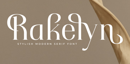 Rakelyn Font Poster 1