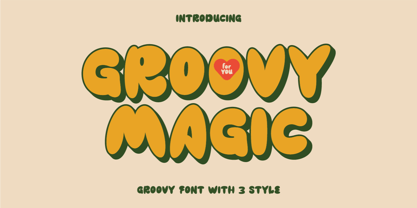 Groovy Magic Font Poster 1