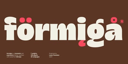 Formiga Font Poster 1