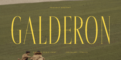 Galderon Font Poster 1