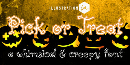 PN Pick or Treat Font Poster 1