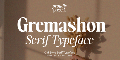 Gremashon Font Poster 1