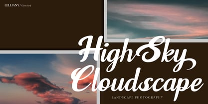 Lelliany Font Poster 8