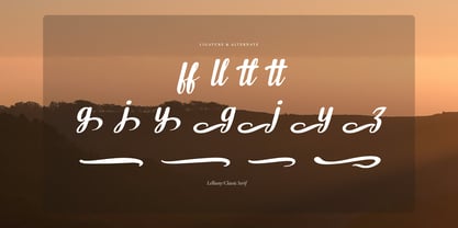 Lelliany Font Poster 15