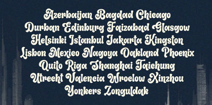 Neighbors Blanket Font Poster 7