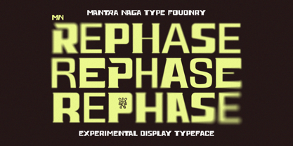 MN Rephase Font Poster 1